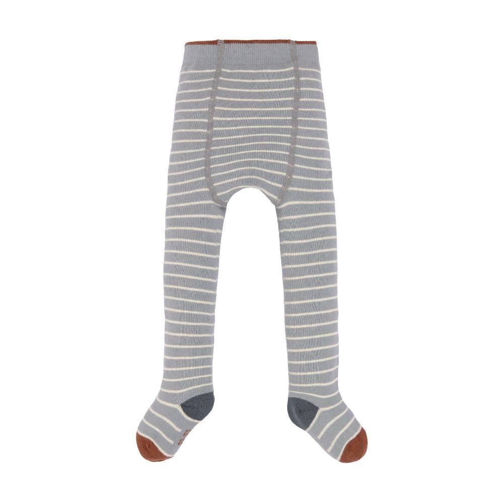 Lässig Strumpfhose - Tights GOTS, Tiny Farmer, Striped Orange Grey White Saisonschlussverkauf