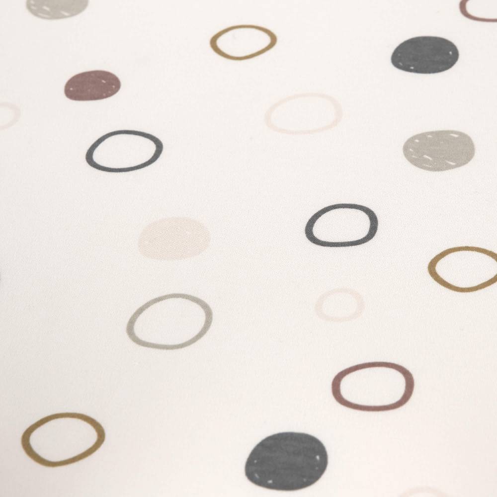 Lässig Babydecke - Bio Baumwolle, Circles Offwhite Heißer Verkauf