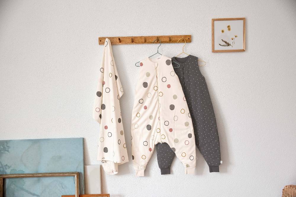 Lässig Babydecke - Bio Baumwolle, Circles Offwhite Heißer Verkauf