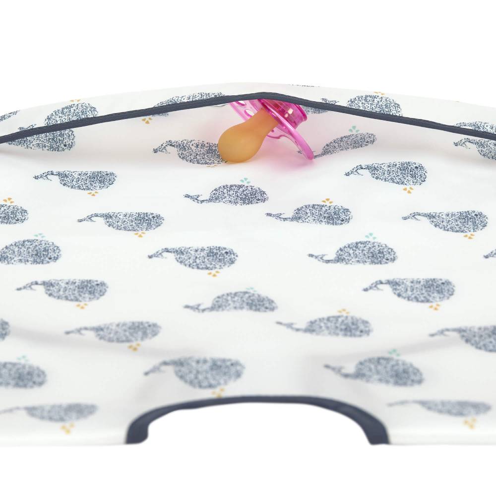 Lässig Ärmellätzchen - Bib Long Sleeve, Little Water Whale Top Angebot
