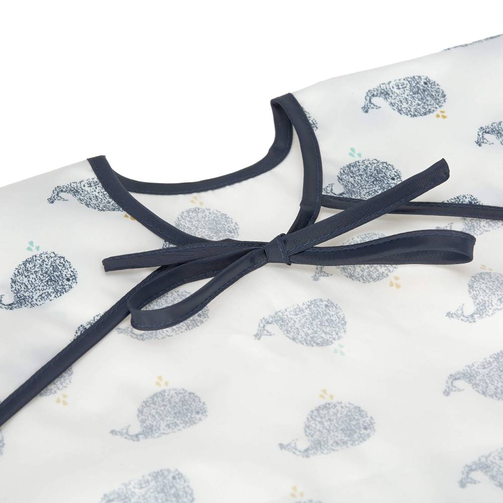 Lässig Ärmellätzchen - Bib Long Sleeve, Little Water Whale Top Angebot