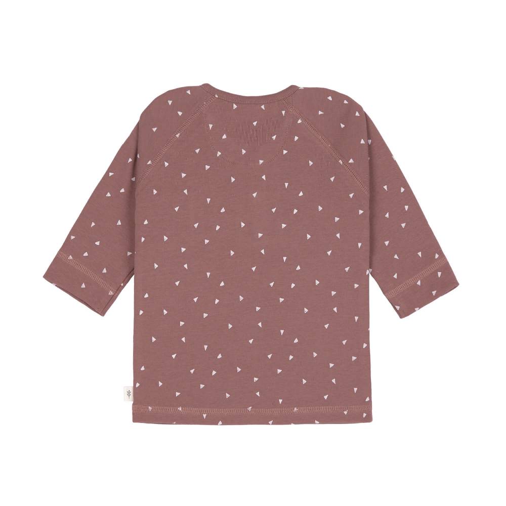 Lässig Baby Langarmshirt - Bio Baumwolle, Triangle, Cinnamon Blitzangebot