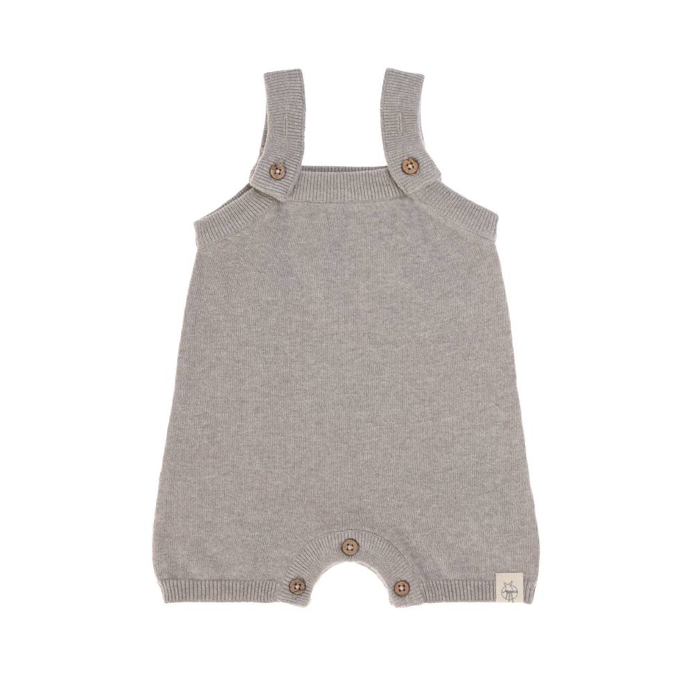 Lässig Baby Strampler - gestrickter Jumpsuit, Grau Bestseller