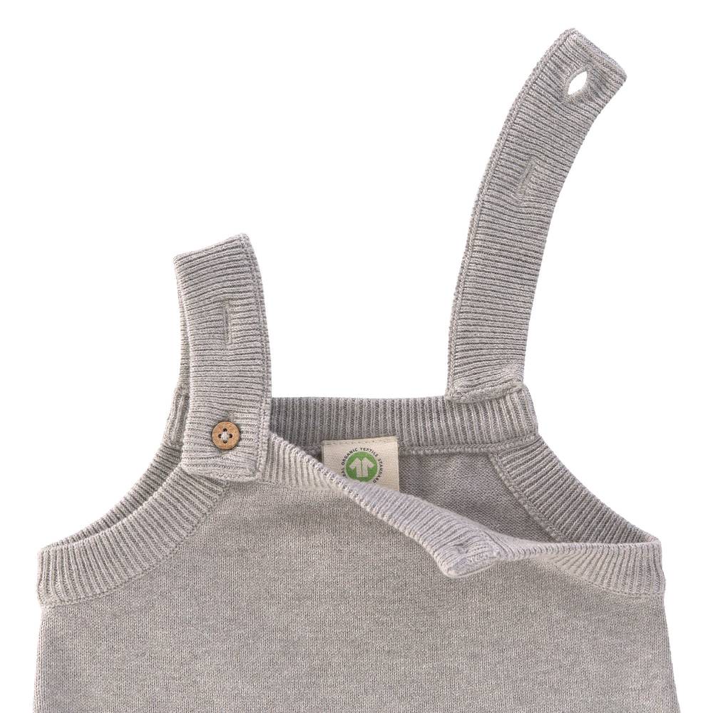 Lässig Baby Strampler - gestrickter Jumpsuit, Grau Bestseller