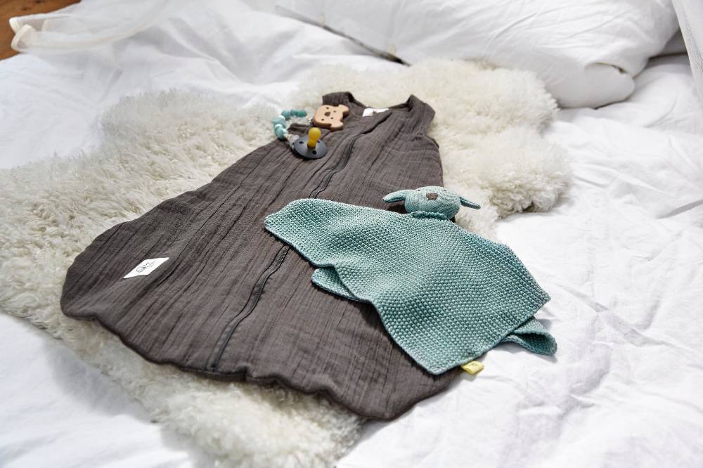 Lässig Baby Sommerschlafsack Tog 1 - Bio Baumwolle, Anthrazit Saisonale Angebote