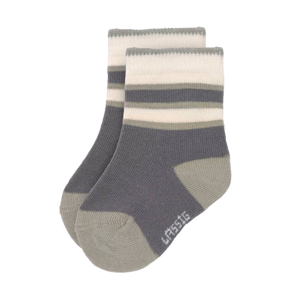 Lässig Kinder Socken (3er-Set), Anthrazit Oliv Sonderangebote