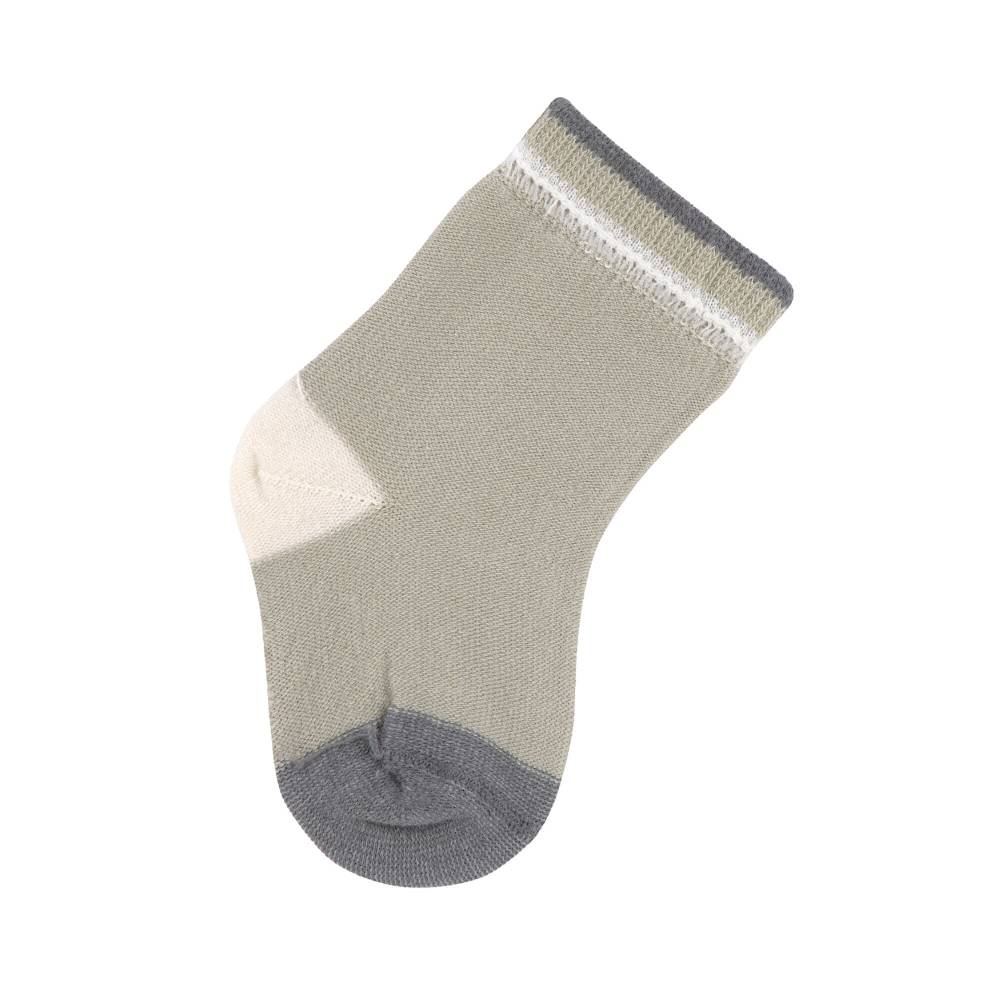 Lässig Kinder Socken (3er-Set), Anthrazit Oliv Sonderangebote