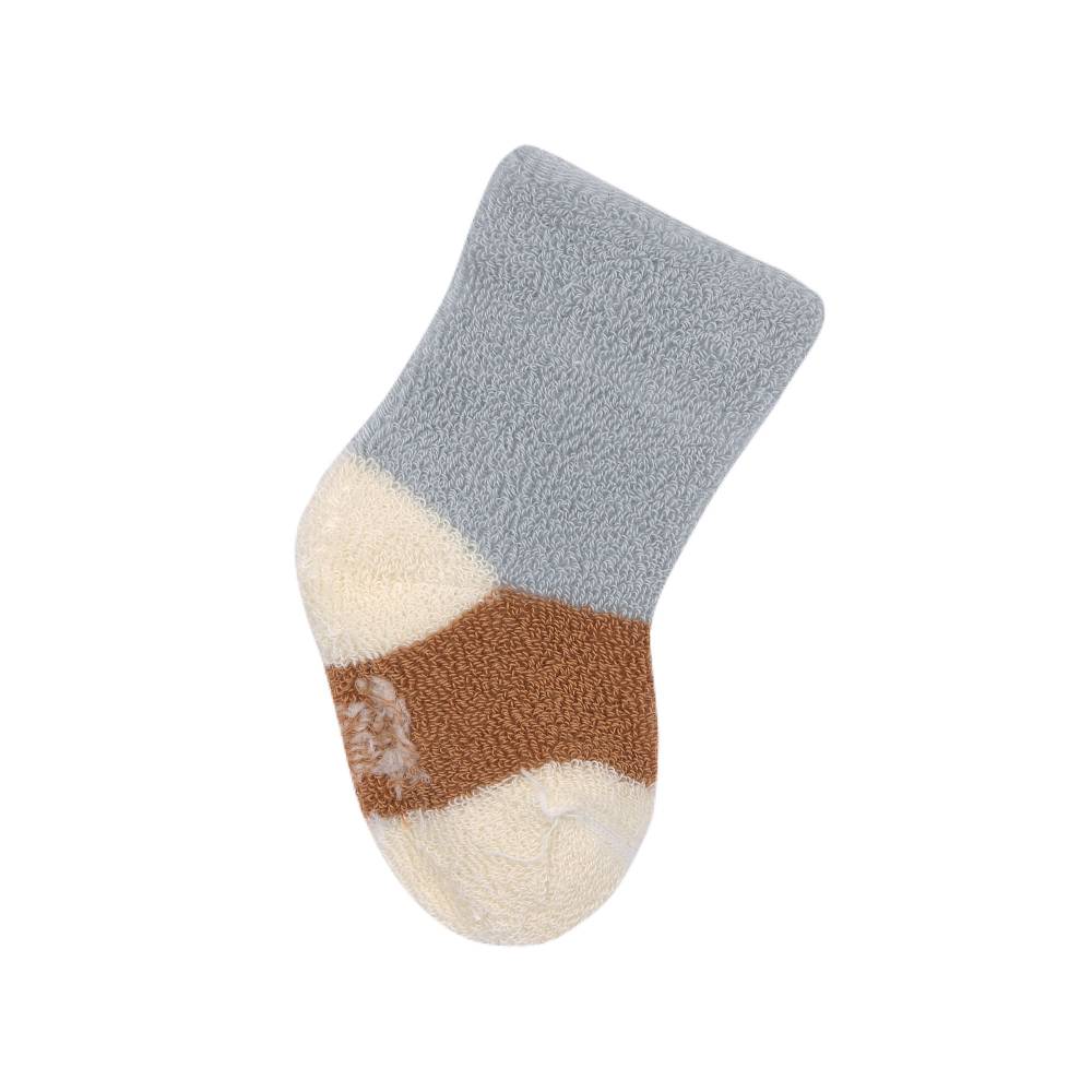 Lässig Frottee Socken Kinder (3er Set), Hellblau Karamell VIP-Rabatte