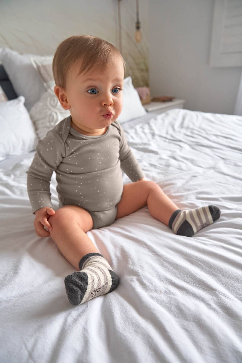 Lässig Kinder Socken 3er-Set, Anthrazit Taupe Super Sparpreis
