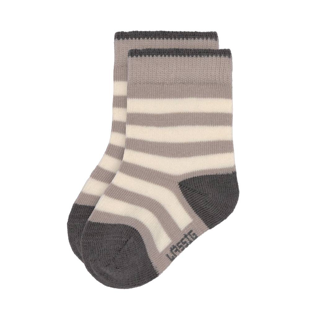 Lässig Kinder Socken 3er-Set, Anthrazit Taupe Super Sparpreis