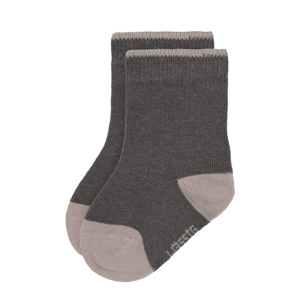 Lässig Kinder Socken 3er-Set, Anthrazit Taupe Super Sparpreis
