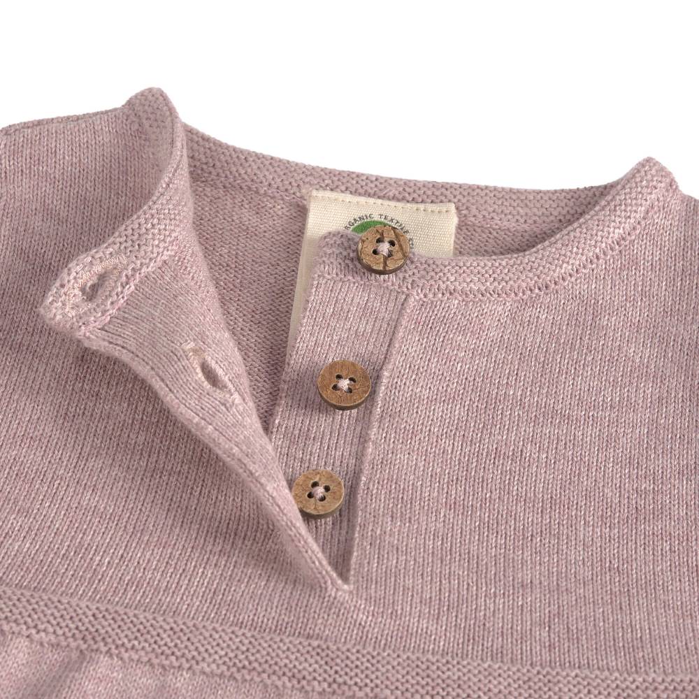 Lässig Babykleid - Strick Bio-Baumwolle, Rosa Wochenangebot