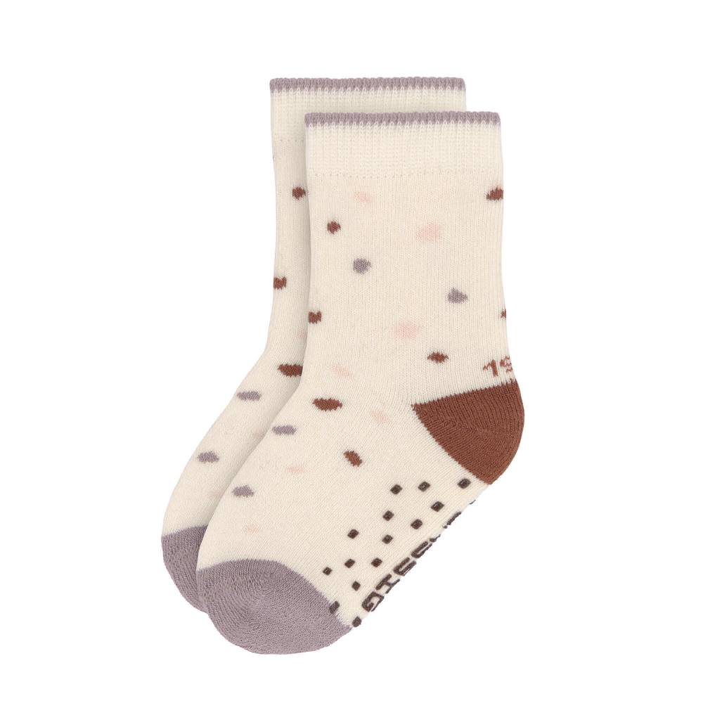 Lässig Kinder Antirutsch-Socken (2er-Set), Tiny Farmer Lila Letzte 3 Tage
