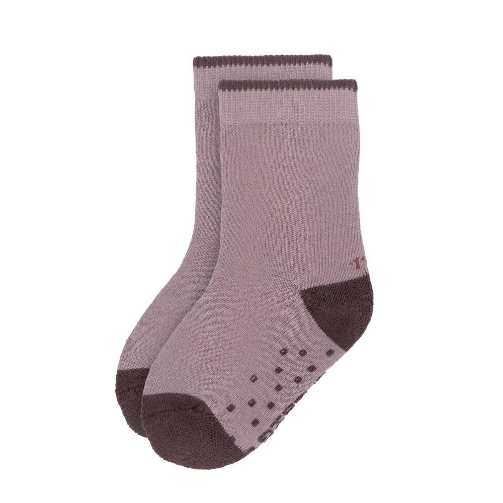 Lässig Kinder Antirutsch-Socken (2er-Set), Tiny Farmer Lila Letzte 3 Tage