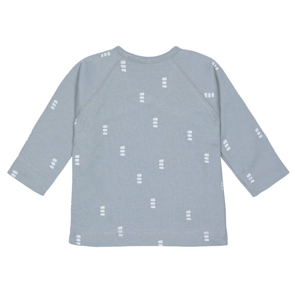 Lässig Baby Wickelshirt - Bio Baumwolle, Blocks, Hellblau Bis zu 60% Rabatt