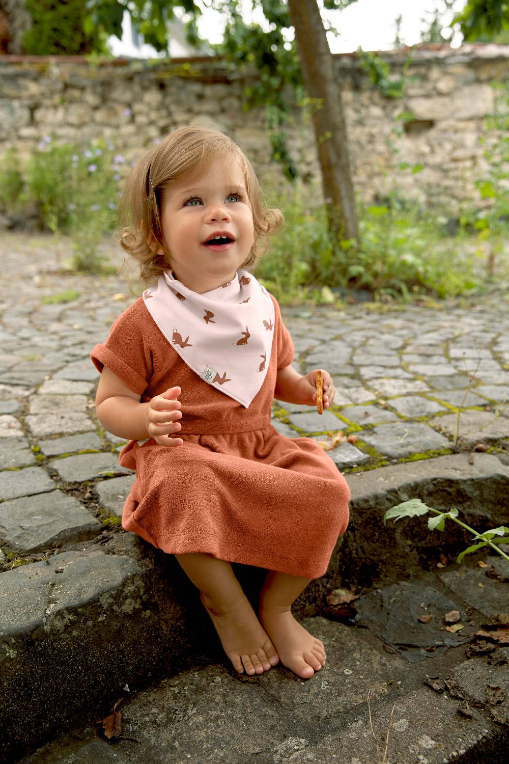 Lässig Dreieckstuch Baby (2 Stk) - Bandana, Little Forest Hase Speichern exportieren