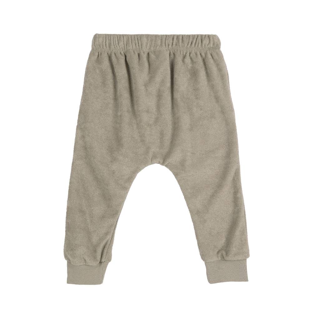 Lässig Frottee Hose Kinder, Oliv 50% Rabatt für begrenzte Zeit