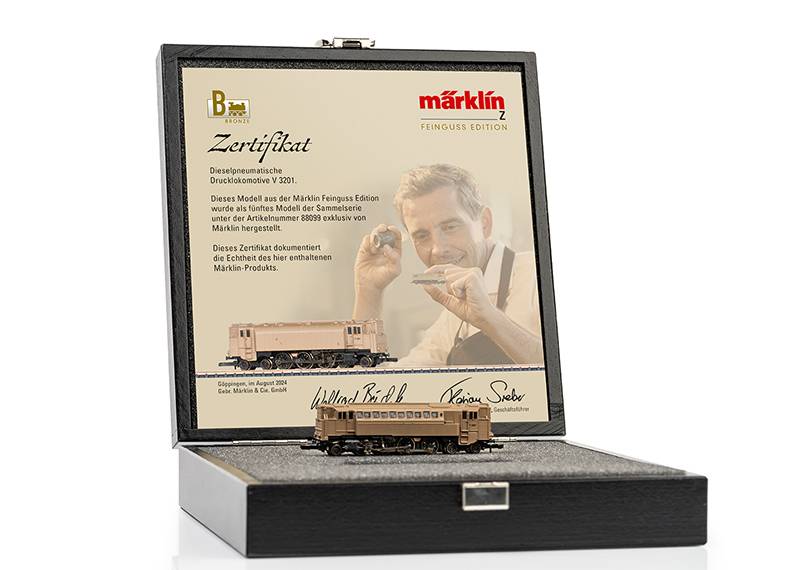 Märklin Dieselpneumatische Drucklokomotive V 3201 Nur noch ein Tag übrig