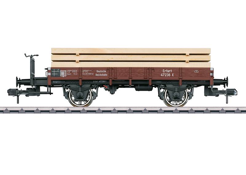 Märklin Niederbordwagen mit Holzbeladung Neueste Mode