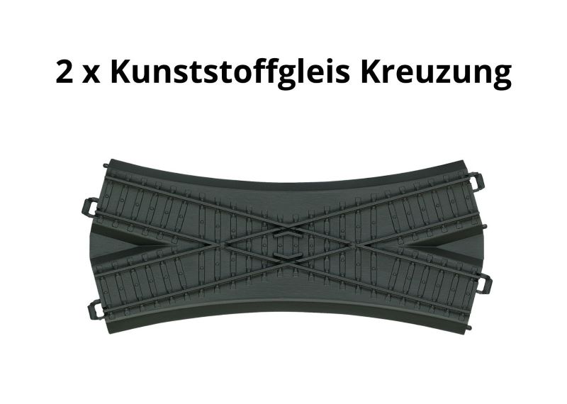 Märklin Märklin my world - Kunststoffgleis Kreuzung Preisnachlass