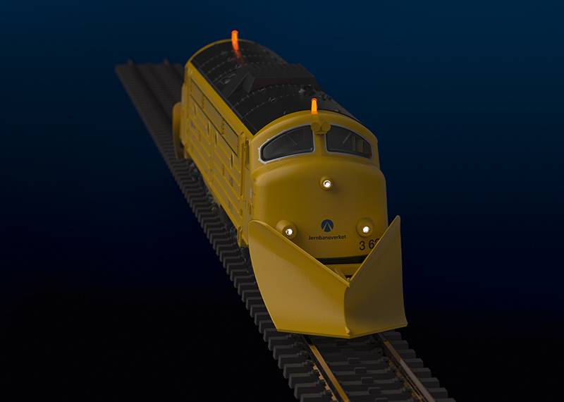 Märklin Diesellokomotive mit Schneeräumer Vatertagsangebot