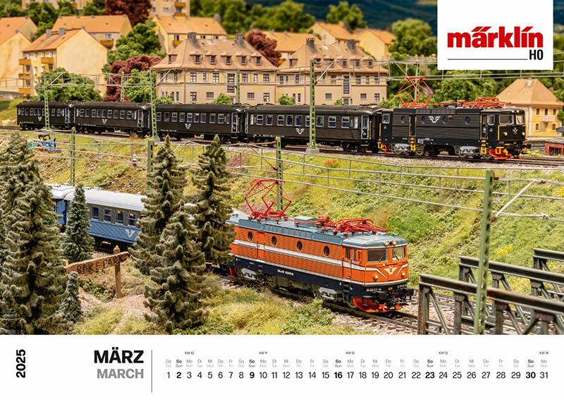 Märklin Märklin-/Trix-Wandkalender 2025 Große Rabatte