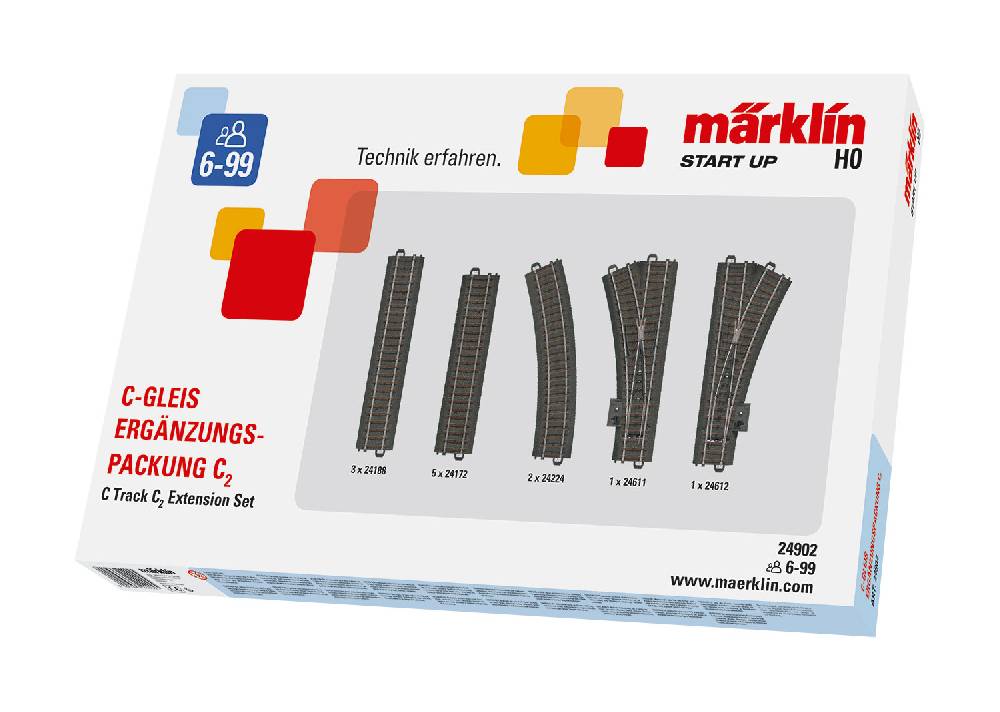 Märklin Märklin Start up - C-Gleis-Ergänzungspackung C2 Schlussverkauf