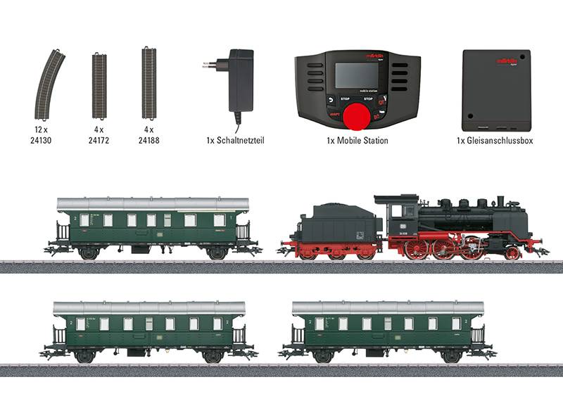 Märklin Digital-Startpackung "Nebenbahn mit BR 24" Speichern exportieren
