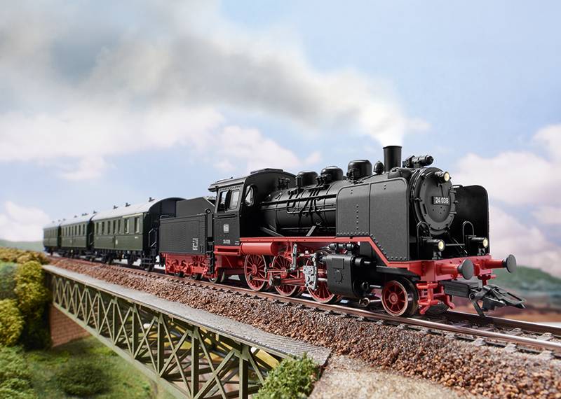 Märklin Digital-Startpackung "Nebenbahn mit BR 24" Speichern exportieren