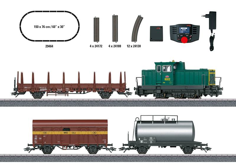 Märklin Digital-Startpackung "Belgischer Güterzug mit Serie 8000" Outlet