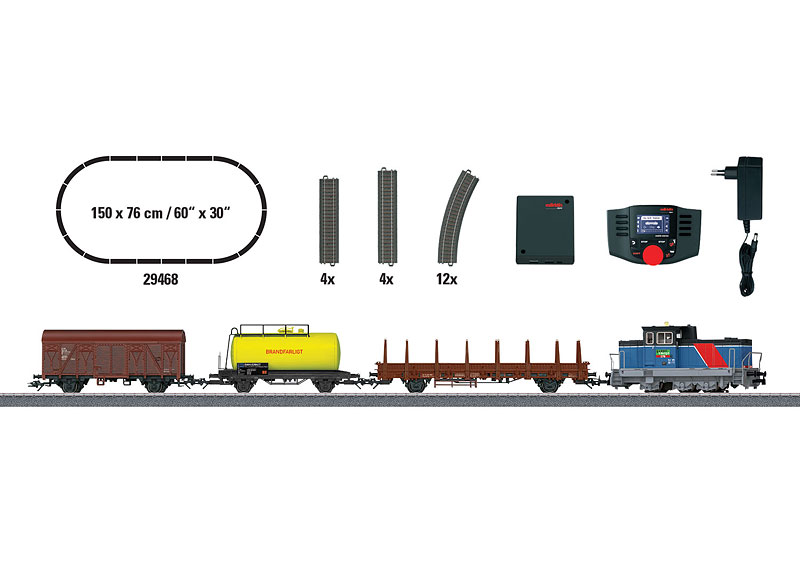 Märklin Digital-Startpackung "Schwedischer Güterzug Epoche VI" Auslauf