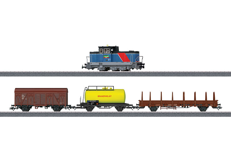 Märklin Digital-Startpackung "Schwedischer Güterzug Epoche VI" Auslauf