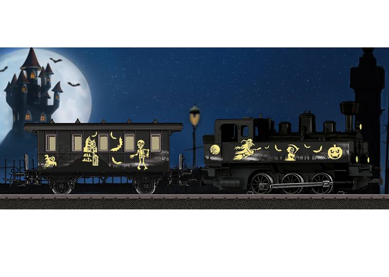 Märklin Märklin Start up - Dampflokomotive Halloween - Glow in the Dark Begrenztes Angebot