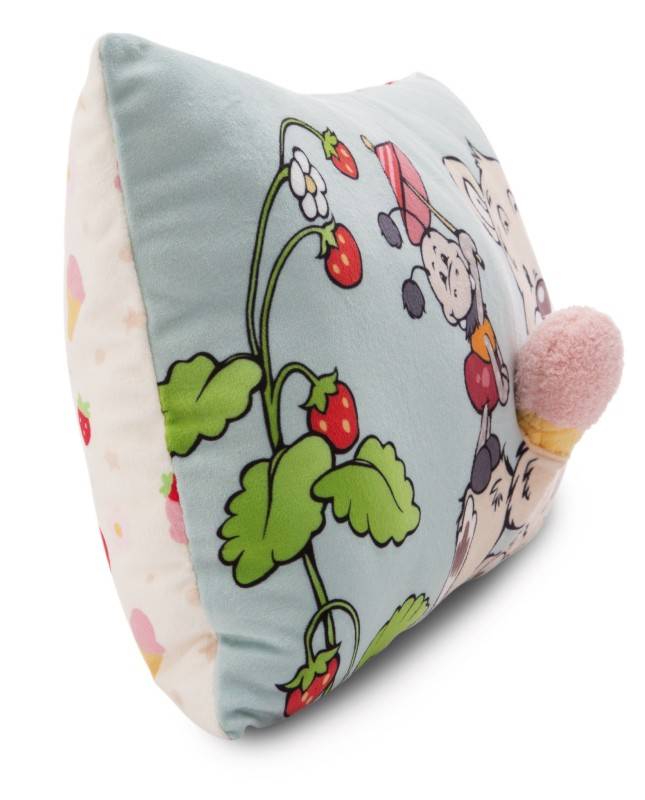 NICI Rechteckiges Kissen Bär Bendix mit Eis NICI GREEN Rabatte dieses Monats