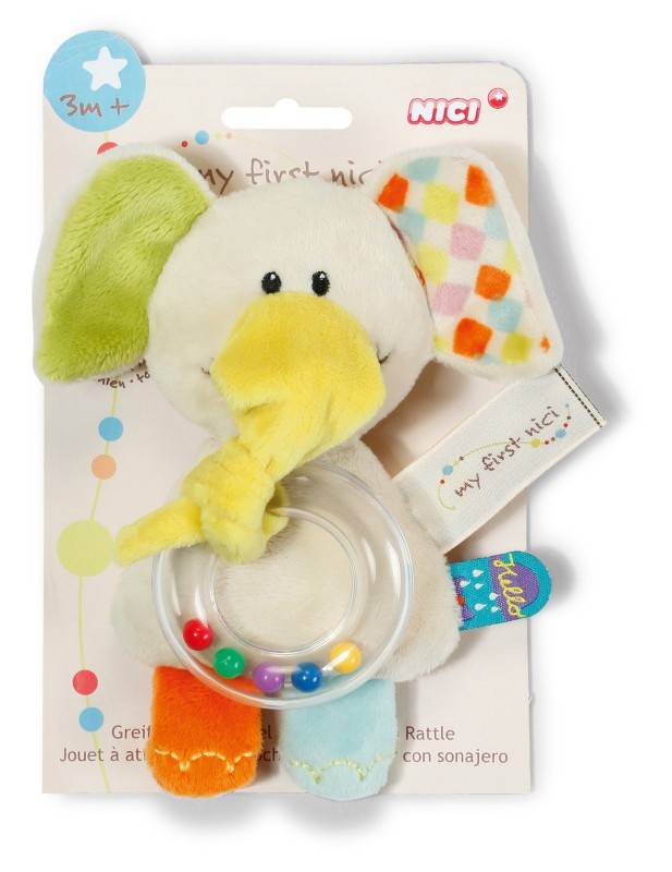 NICI Kuscheltier Elefant Dundi mit Ringrassel Sonderangebot