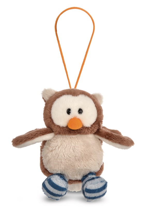 NICI Wendekuscheltier Eule Oscar gelb mit Loop NICI GREEN Weihnachtsangebot