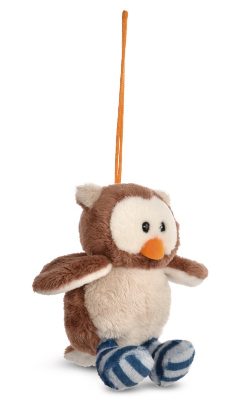 NICI Wendekuscheltier Eule Oscar gelb mit Loop NICI GREEN Weihnachtsangebot