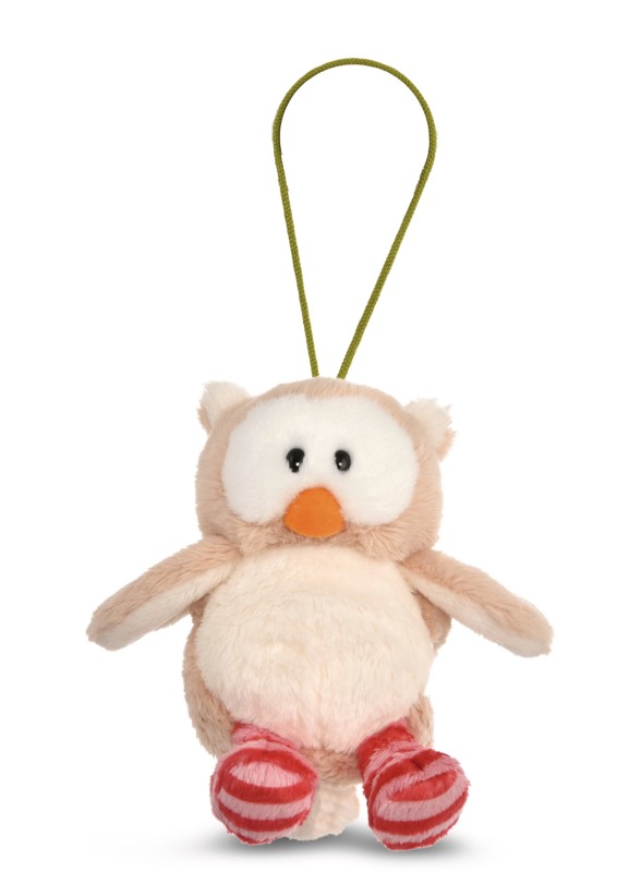 NICI Wendekuscheltier Eule Owluna grün mit Loop NICI GREEN Osterangebot