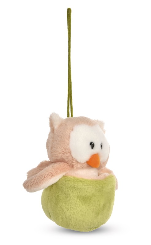 NICI Wendekuscheltier Eule Owluna grün mit Loop NICI GREEN Osterangebot