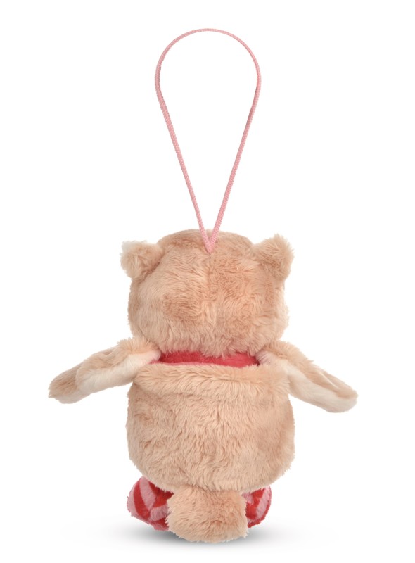 NICI Wendekuscheltier Eule Owluna rosa mit Loop NICI GREEN Jubiläumsangebot