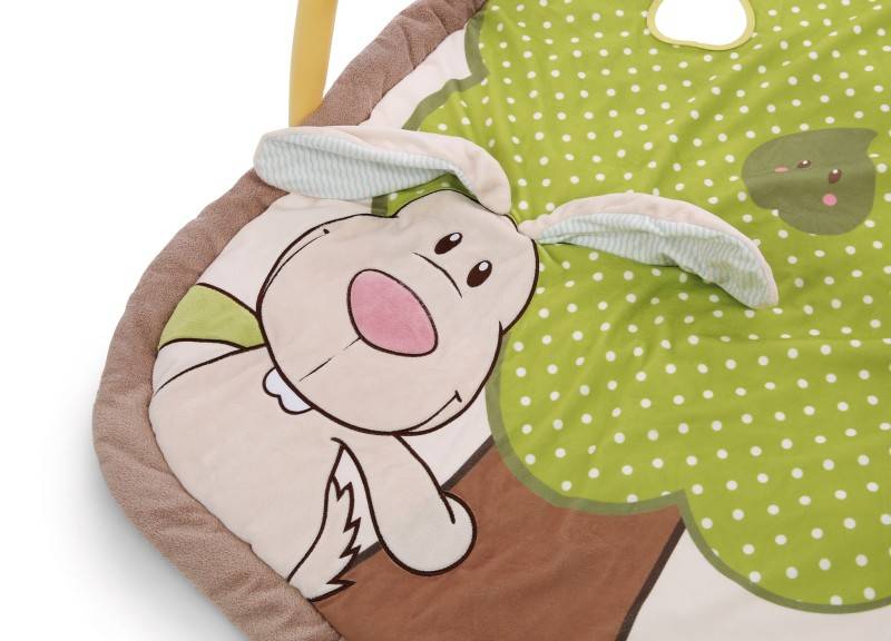 NICI 3-D Activity-Decke Hase und Eule mit Spielkissen und Spielbogen Heißer Verkauf