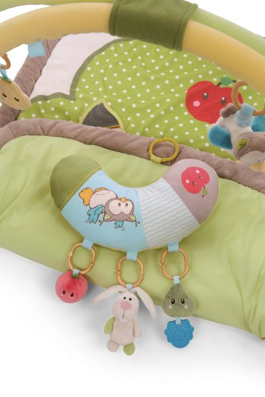 NICI 3-D Activity-Decke Hase und Eule mit Spielkissen und Spielbogen Heißer Verkauf