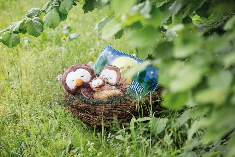 NICI Liegendes Kuscheltier Eule Oscar Exklusive Angebote