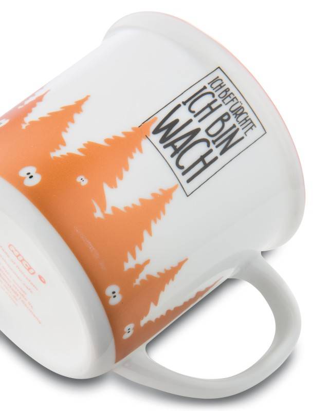 NICI Porzellantasse metallic "Ich befürchte ich bin wach" Saisonale Angebote
