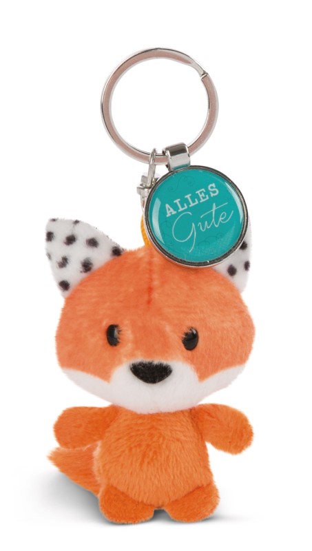 NICI Schlüsselanhänger Fuchs mit Anhänger 'Alles Gute' Speichern exportieren