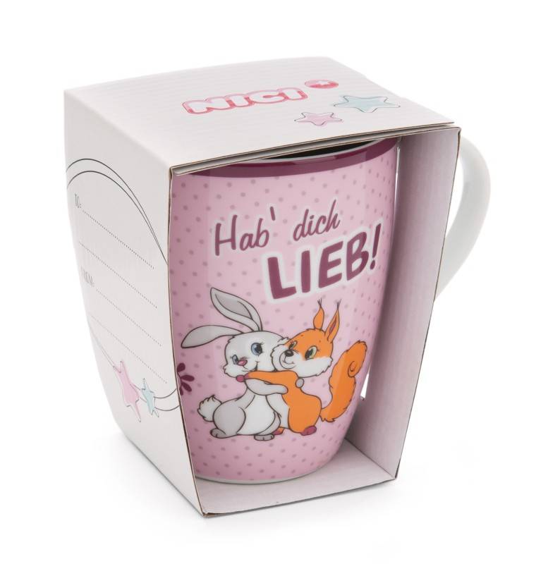NICI Tasse "Hab´dich lieb!" Schlussverkauf