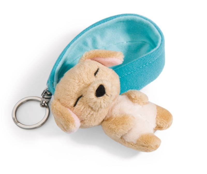 NICI Schlüsselanhänger Sleeping Pets Hund karamell Vatertagsangebot