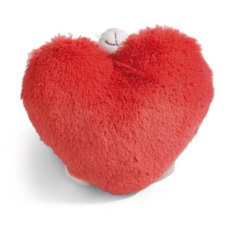 NICI Kuscheltier Love Katze auf Herz liegend NICI GREEN Letzter Tag