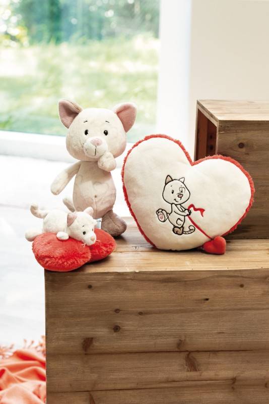 NICI Kuscheltier Love Katze NICI GREEN Bis zu 50% Rabatt