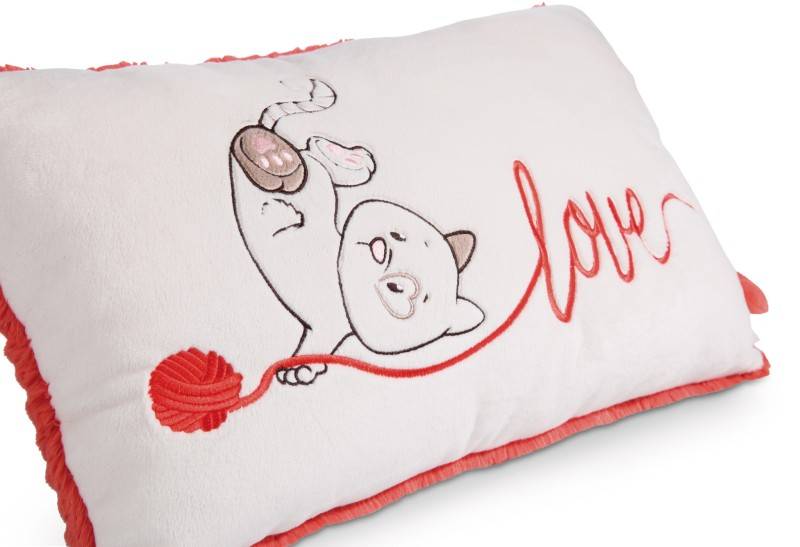 NICI Rechteckiges Kissen Katze "Love" NICI GREEN Bis zu 60% Rabatt